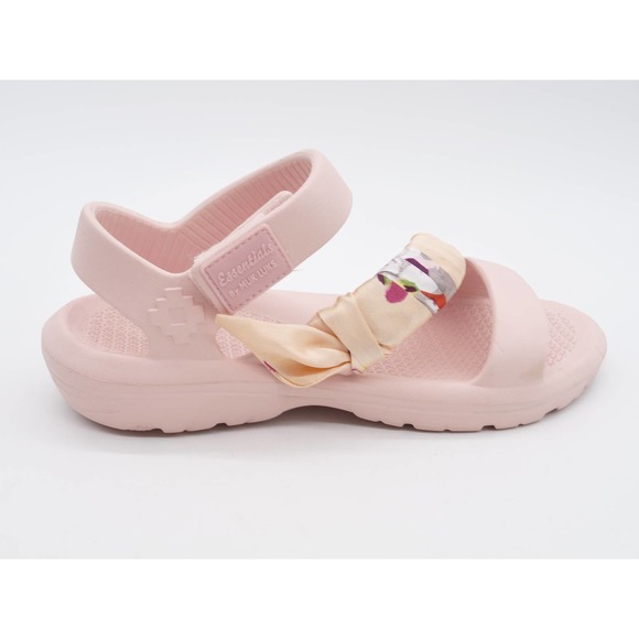 Essentials by Muk Luks Sandals Womens 7-8 Pink Slingback Hook & Loop Sporty - Picture 4 of 11